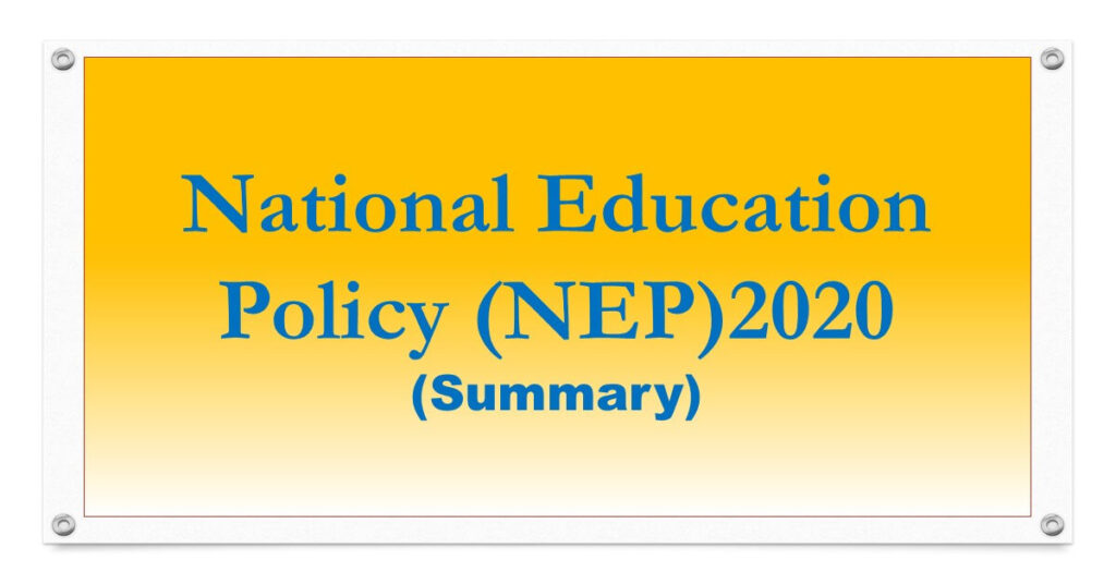 National Education Policy (NEP) 2020