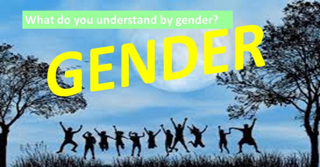What do you understand by gender?